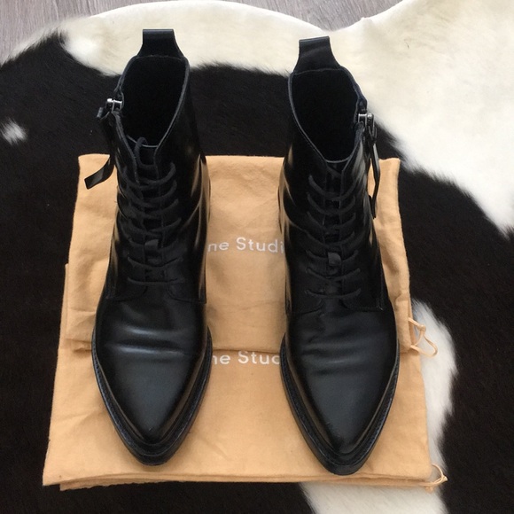 acne linden boots